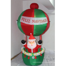 Decoración inflable iluminada al aire libre estupenda competitiva de la Navidad